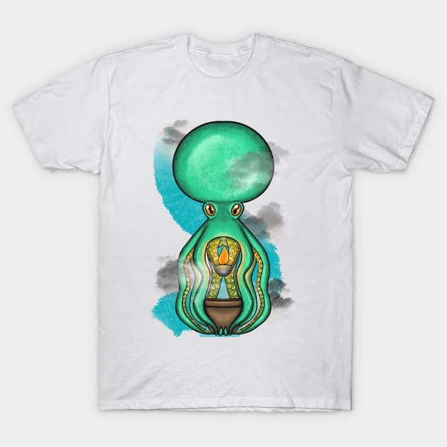 HotOctoBalloon T-Shirt by DeadWaspDesigns